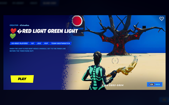 Code Fortnite Squid Game