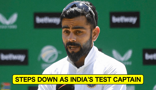 Virat Kohli steps down as Indian Test captain