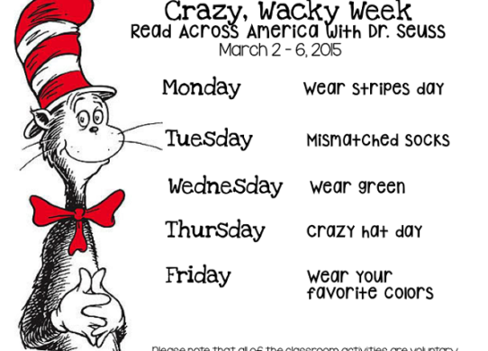 Dr Seuss When Week