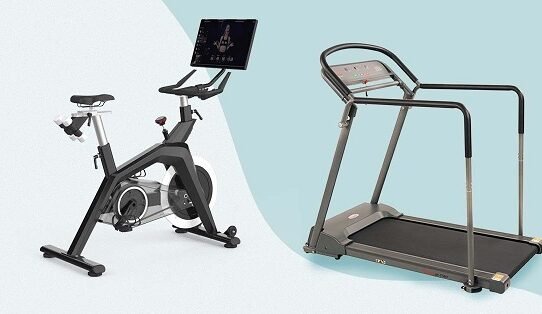 Treadmill versus stationary bike