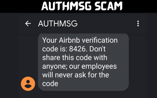 Authmsg Scam