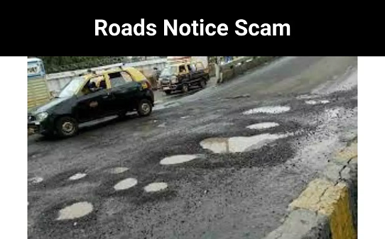 Roads Notice Scam