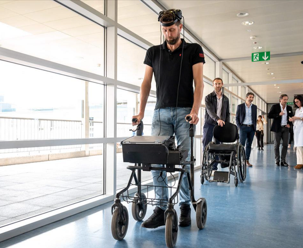 Paralysed man